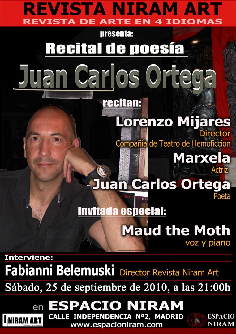 Recital de poesía: Juan Carlos Ortega. Sábado 25 de Septiembre de 2010 - poesia recital PRINT - Recital de poesía: Juan Carlos Ortega. Sábado 25 de Septiembre de 2010