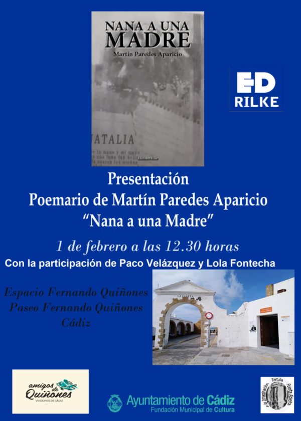 - CartelNANA 600x840 - Presentación de NANA A UNA MADRE de Martín Paredes Aparicio 1 de Febrero a las 12:30