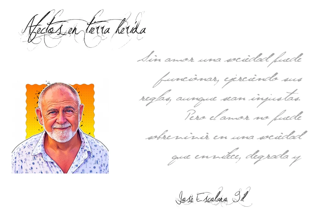 José Escolano Gil, autor de Afectos en tierra herida
