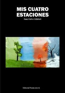 Vibrant book cover depicting the four seasons in an artistic style.